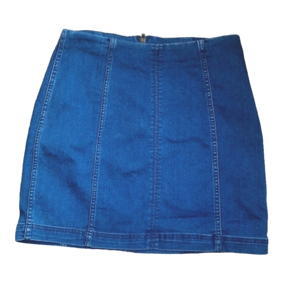 Free People Dresses & Skirts - Free people denim mini skirt -